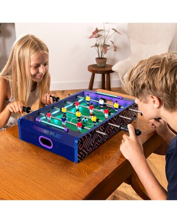 20" LED Football Table Game - Navy Blue