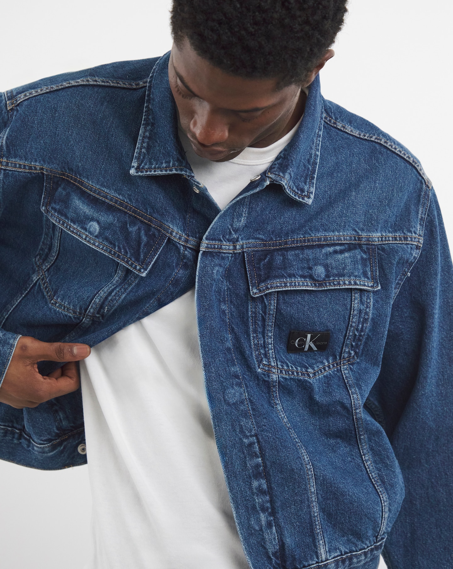 Ck Jeans Boxy Denim Jacket Jacamo