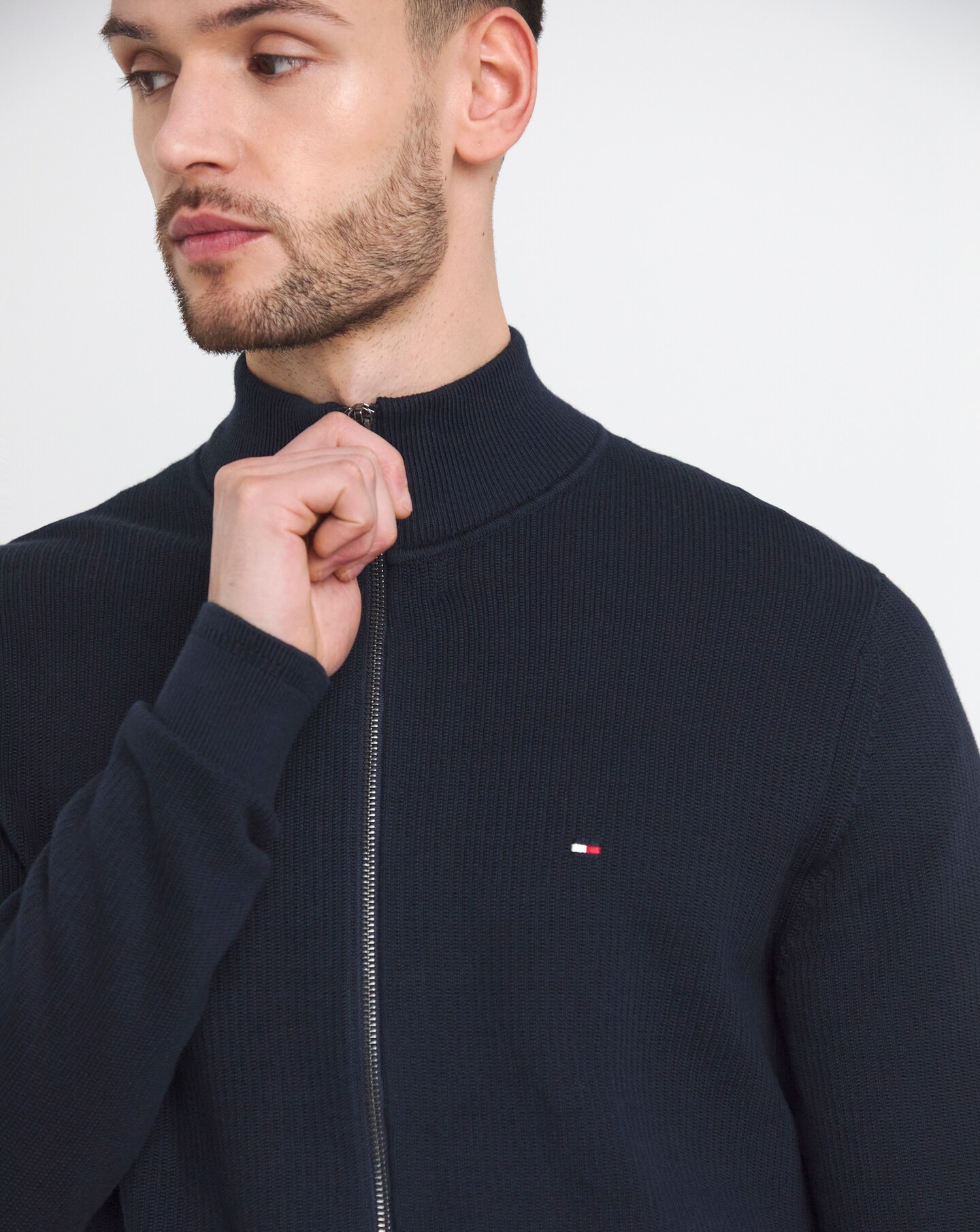 Tommy hilfiger sales zipper sweater