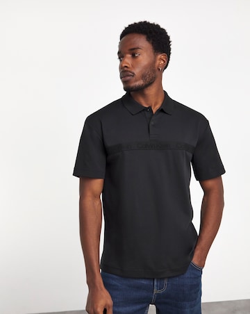 Calvin Klein Logo Taped Polo Shirt