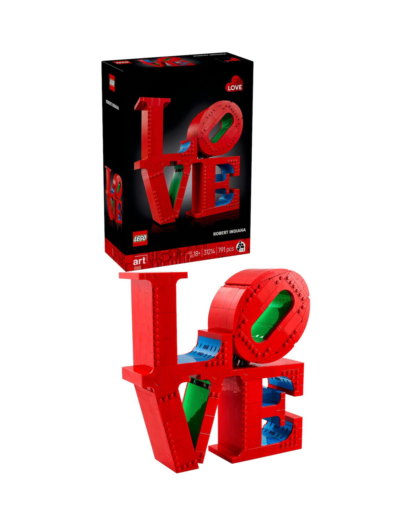 LEGO Art LOVE Building Set for Adults