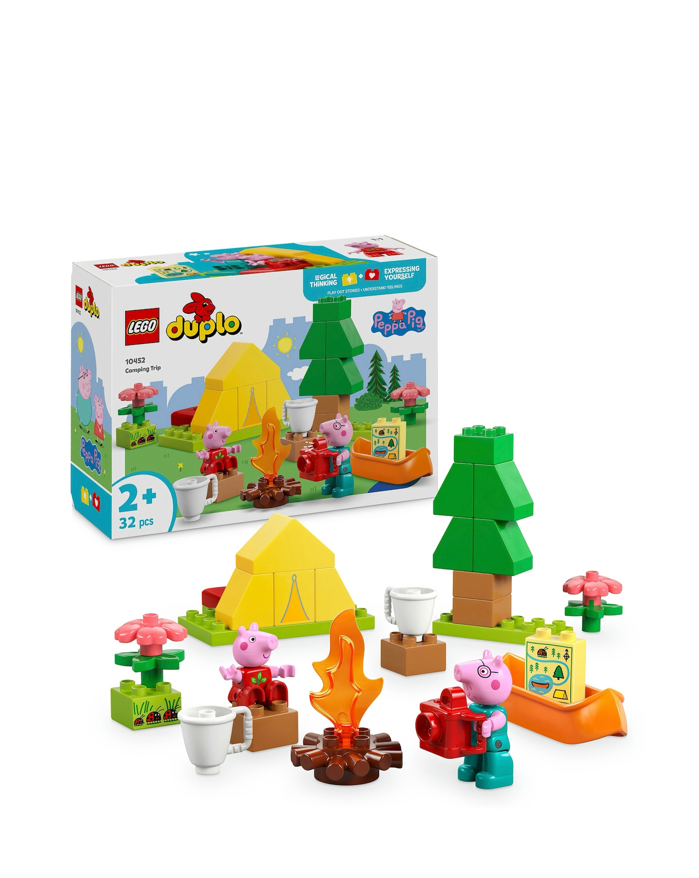 New In - LEGO DUPLO Peppa Pig Camping Trip Buildi