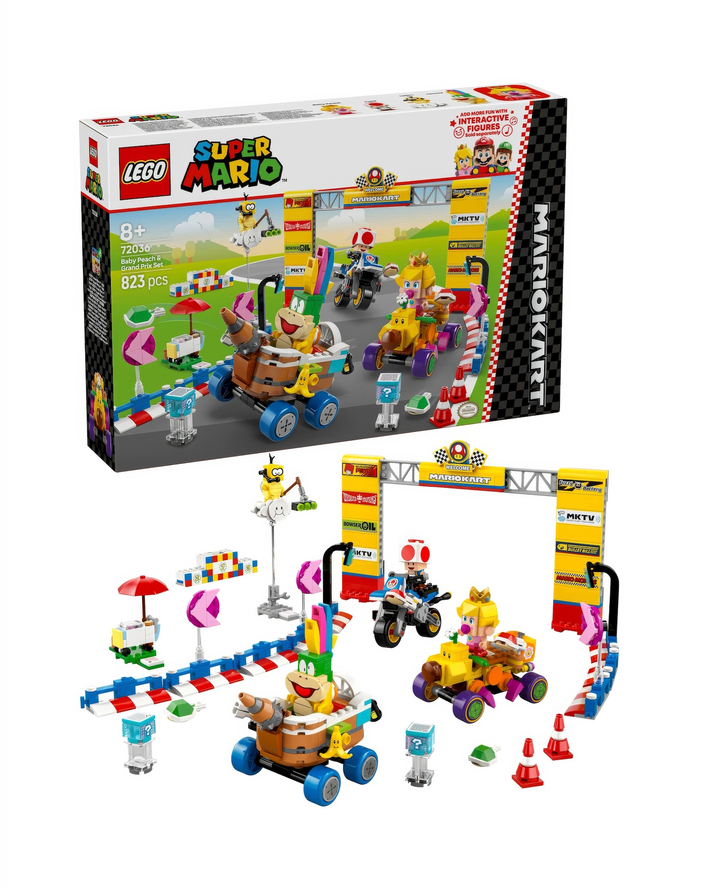 New In - LEGO Super Mario: Mario Kart - Baby Peac