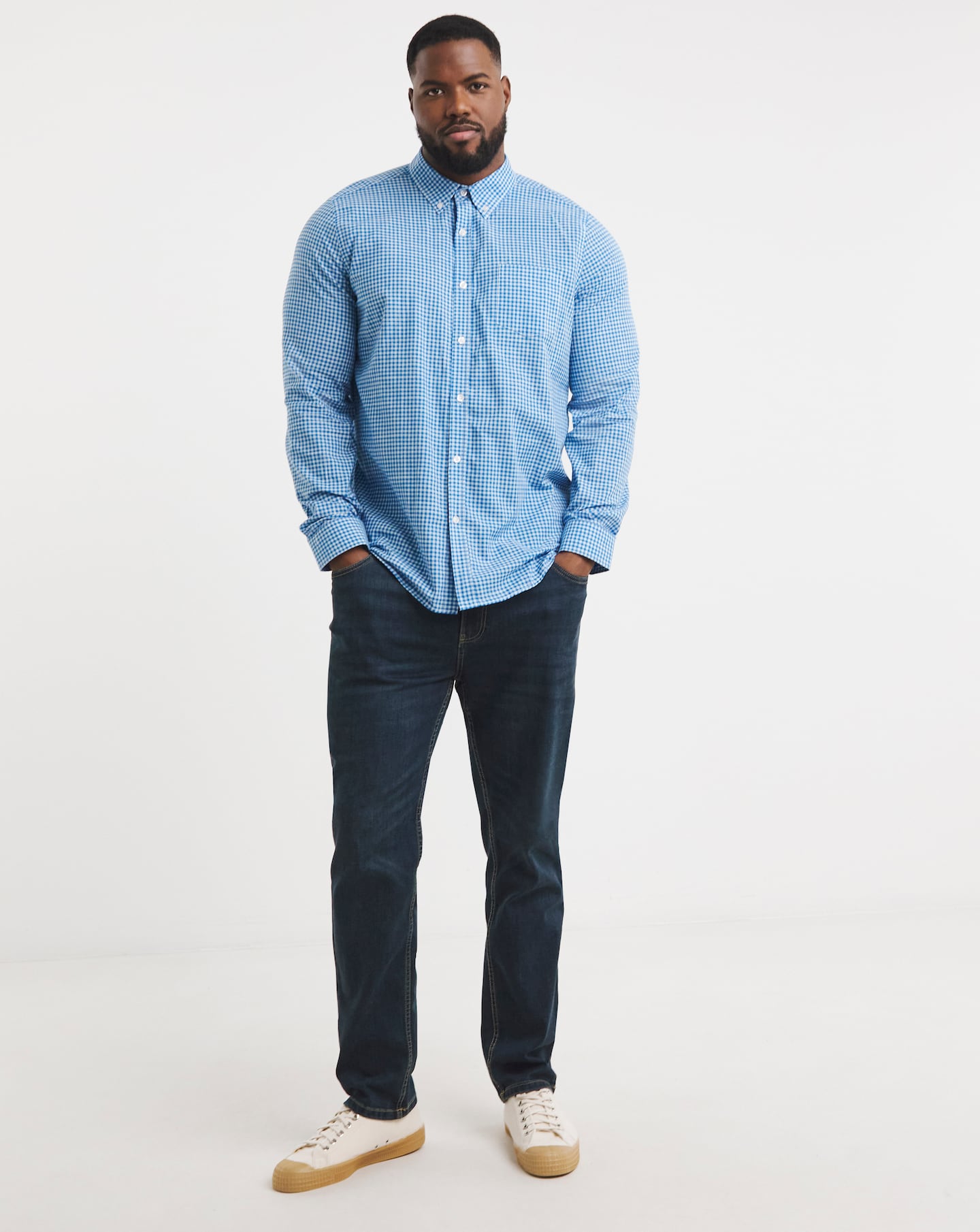 Long Sleeve Gingham Shirt