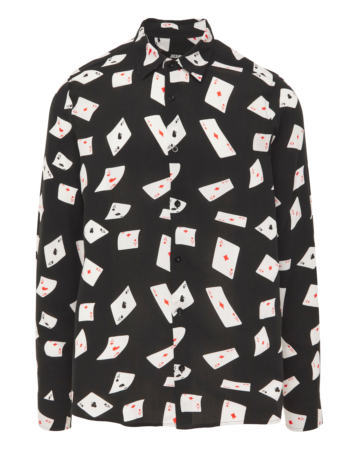 Long Sleeve Falling Playing Card Shirt