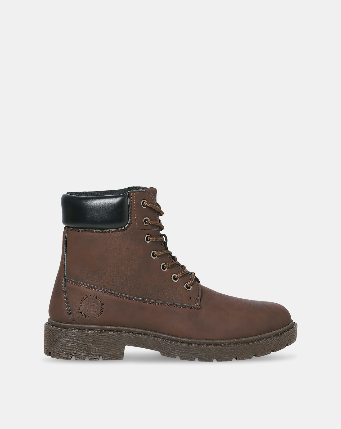 Jack & Jones Ainsworth PU Boots - Brown