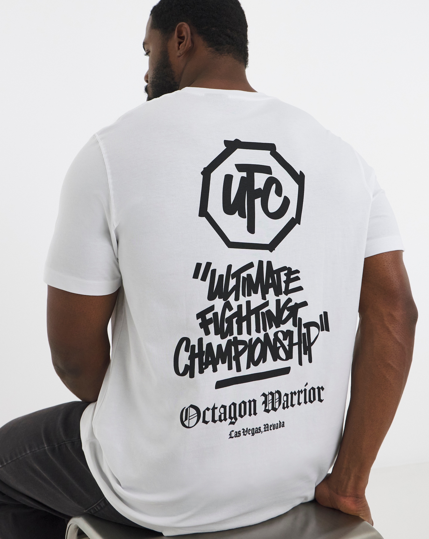 Jack & Jones UFC Back Graphic T-Shirt
