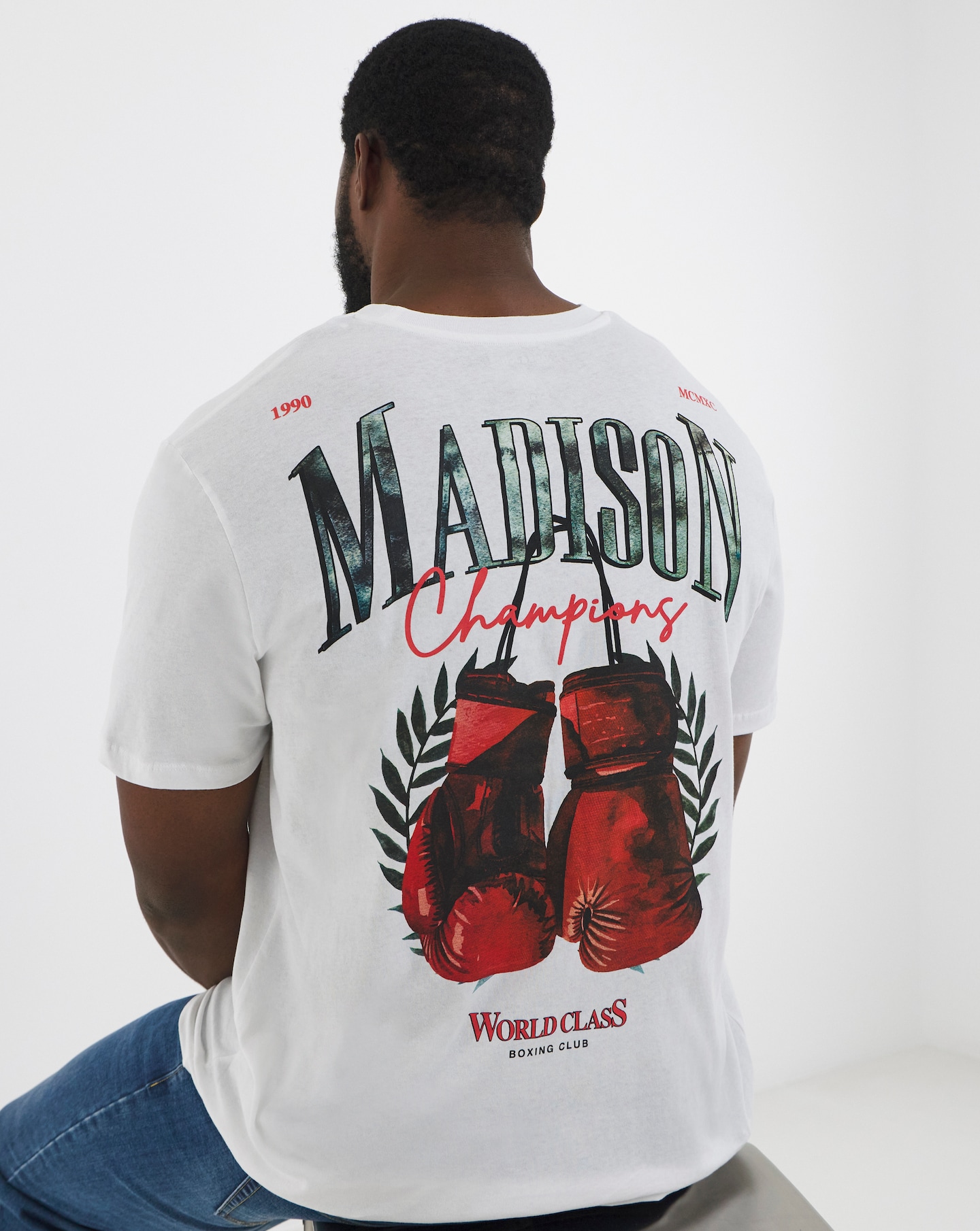 Jack & Jones Madison Boxing Back Graphic