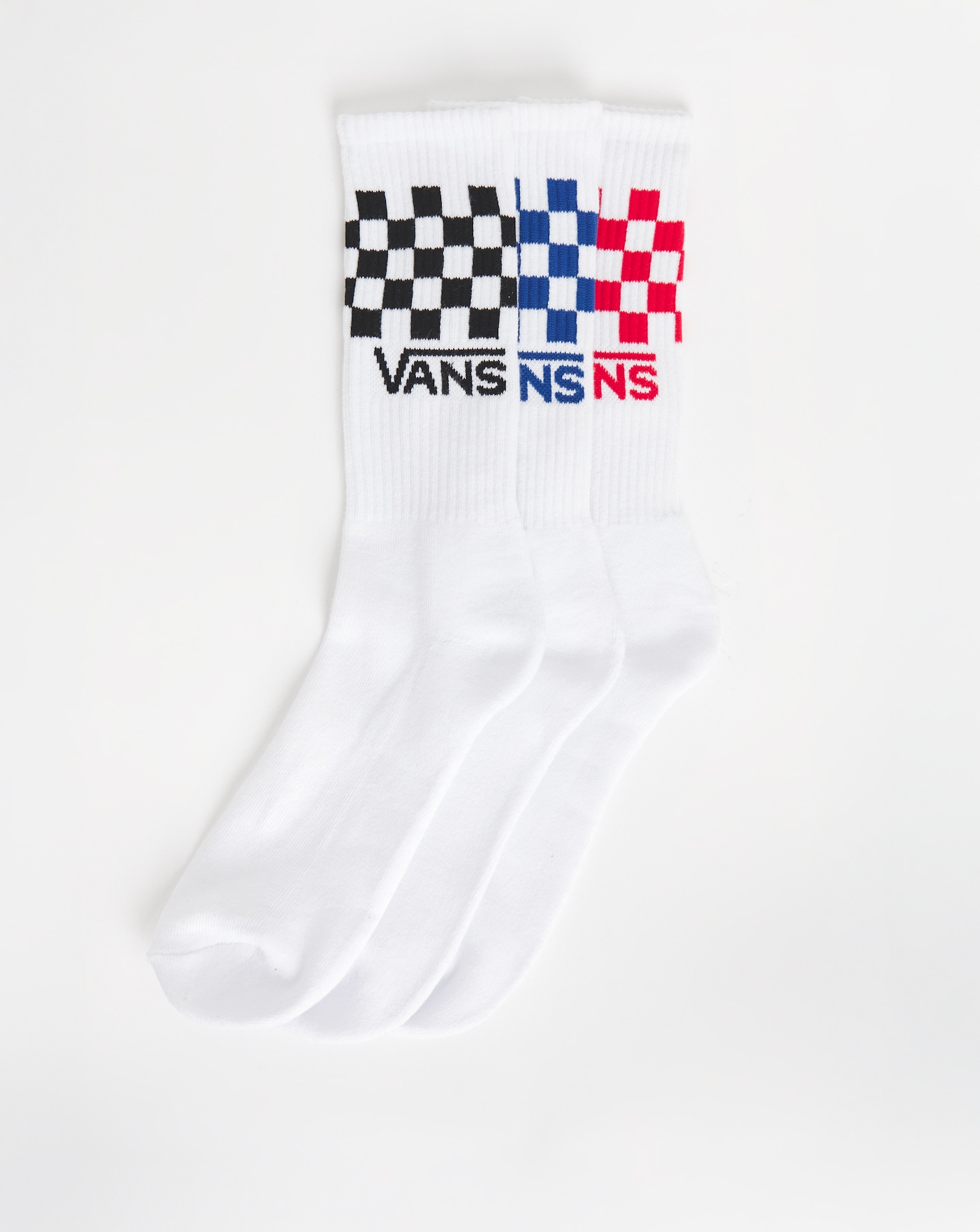 VANS Classic Check Crew 3 Pack Socks