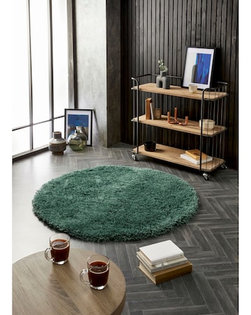 Chicago Shaggy Circle Rug