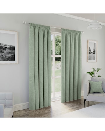 Dallas Blackout Thermal Pencil Pleat Curtains