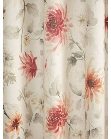 Nadia Floral Eyelet Curtains