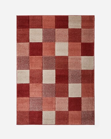 Sara Carved Chequerboard Rug