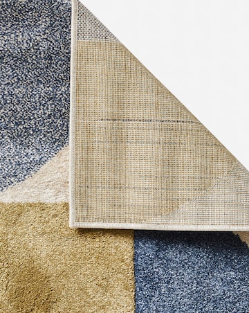 Sara Carved Multicoloured Geo Rug