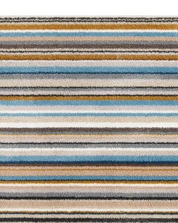 My Mat Candy Multi Stripe Washable Runner - Natural