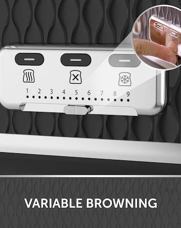 Breville VTT786 Curve 4 Slice Black Toaster