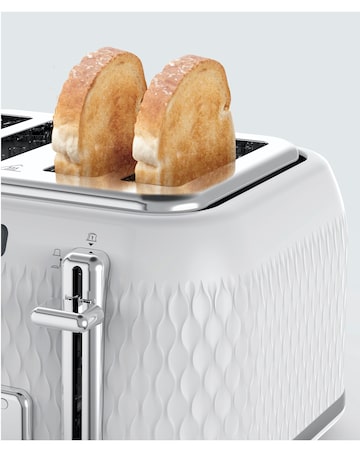 Breville VTT911 Curve 4 Slice White Toaster