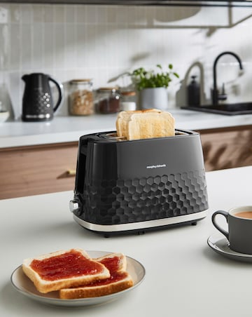 Morphy Richards 220031 Hive 2 Slice Black Toaster