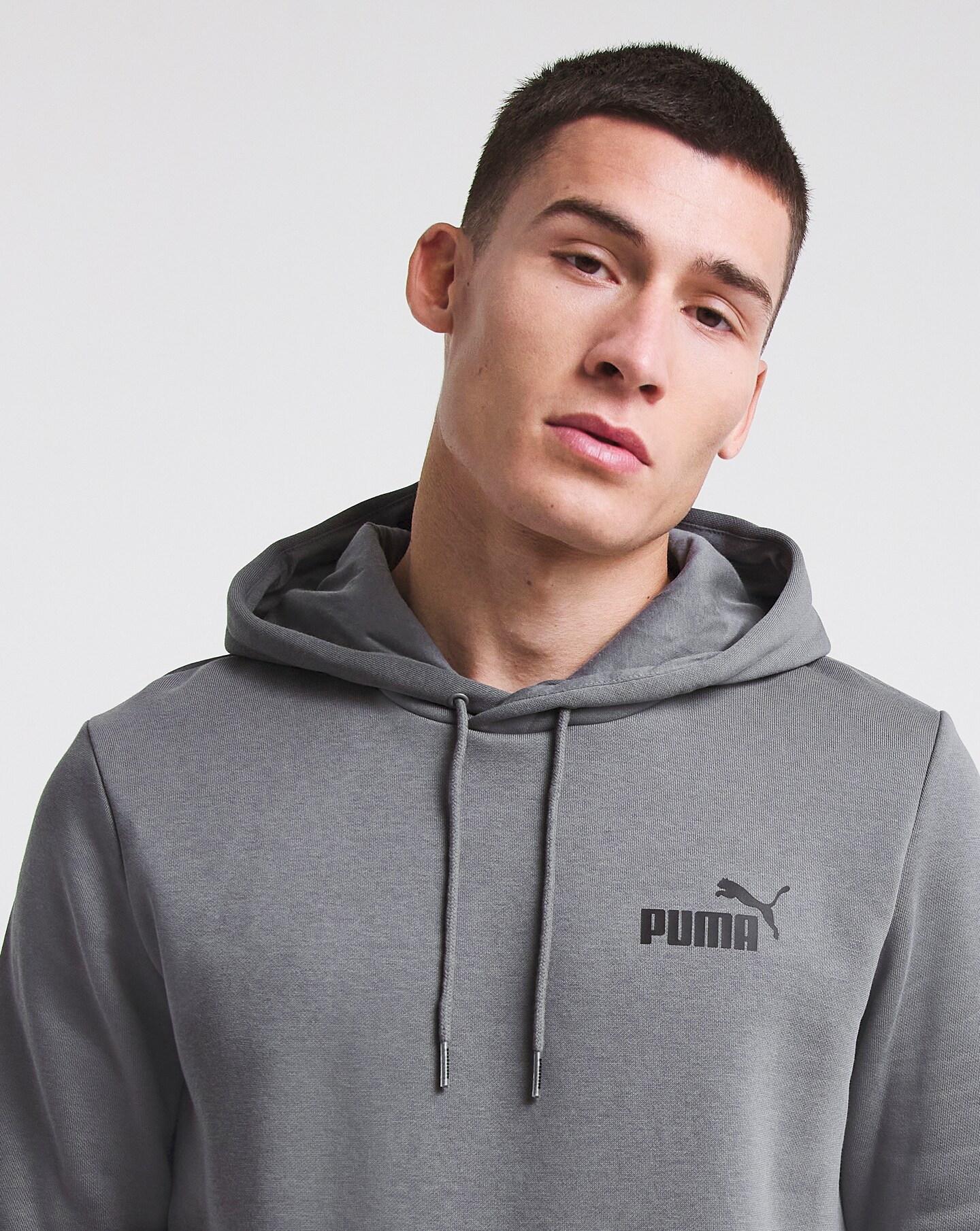 Puma small sales logo hoodie