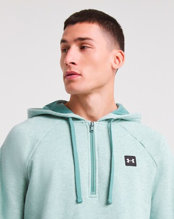 Under Armour Rival Fleece 1/2 Zip Hoodie | Jacamo
