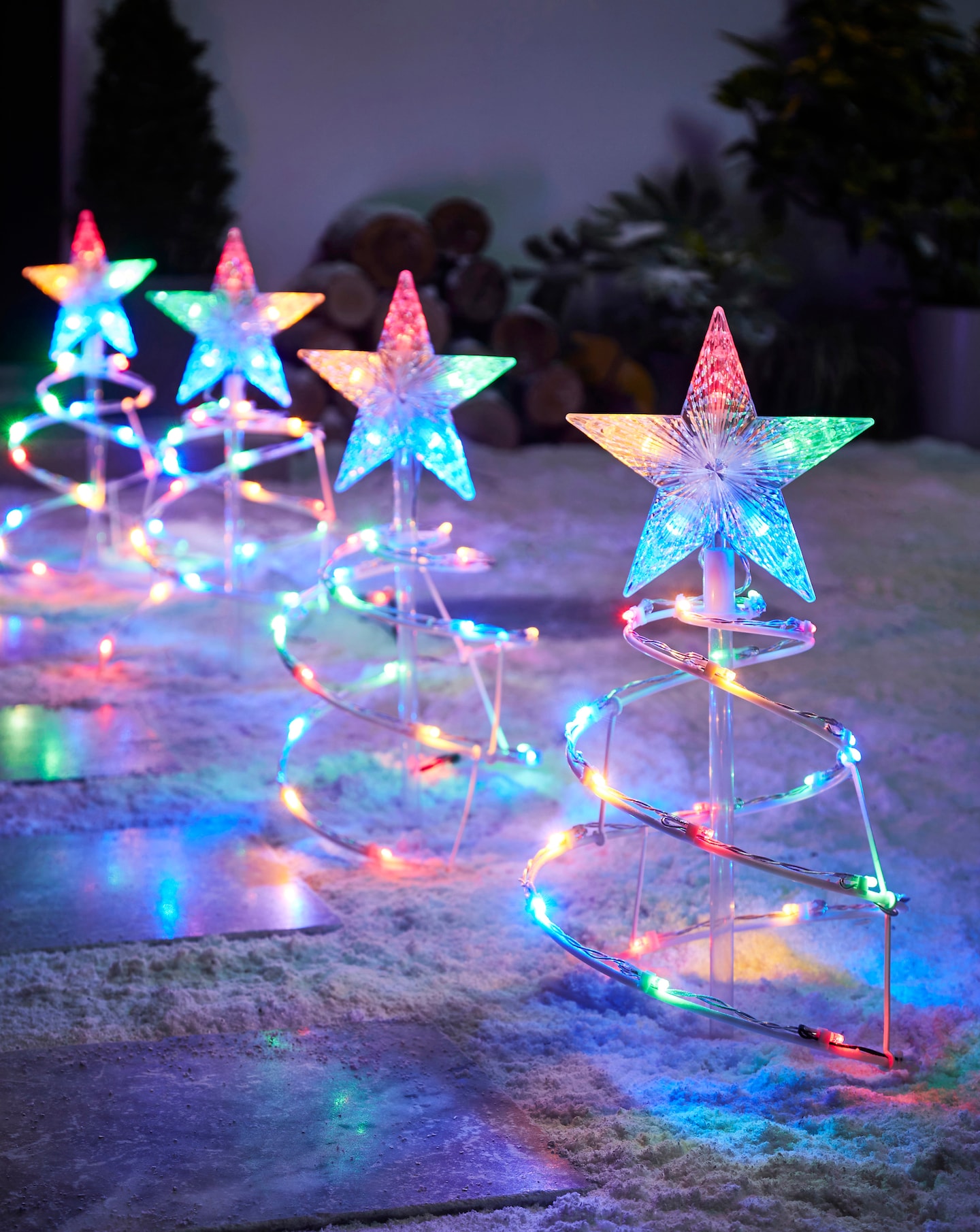 Spiral Christmas Tree Path Finders