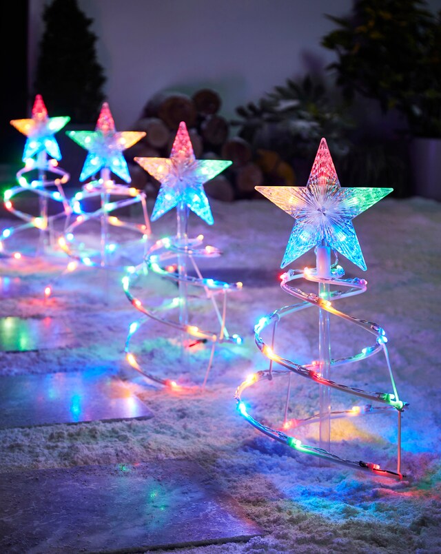 Spiral Christmas Tree Path Finders