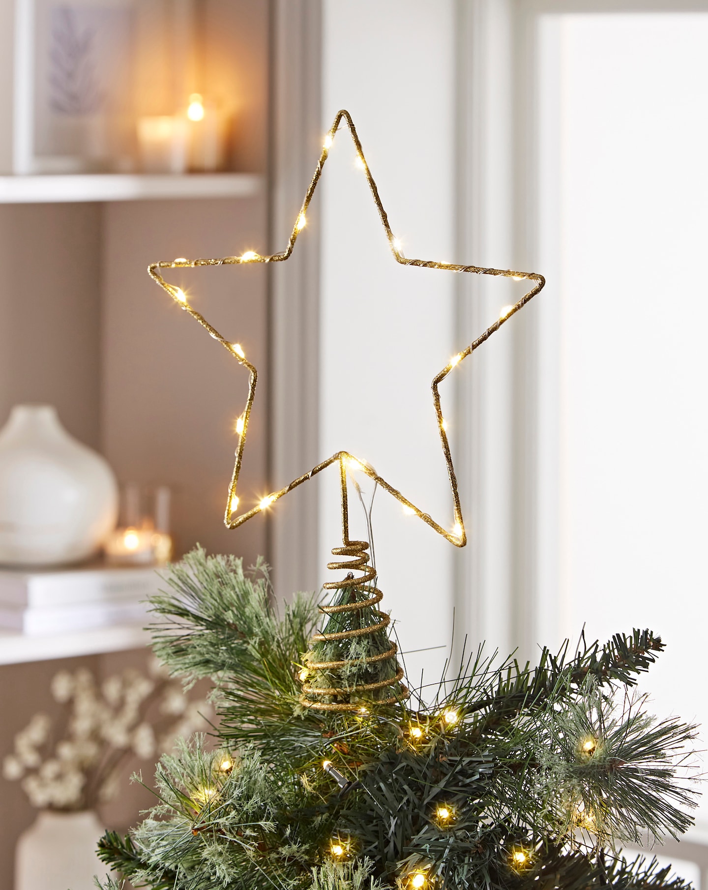 Star Lit Tree Topper