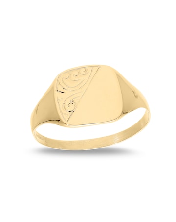9 Carat Gold Men's Signet Ring