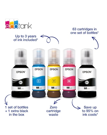 Epson EcoTank ET-3950 A4 Multifunction Wi-Fi Ink Tank Printer