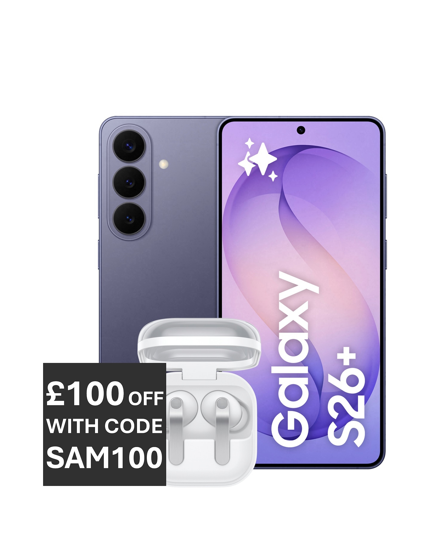 Samsung S26+ 512GB Cobalt Violet & Buds4