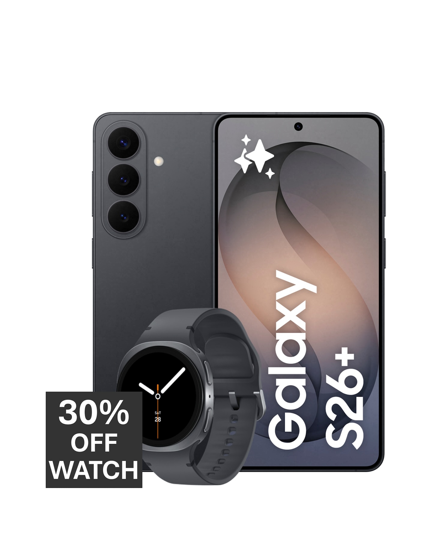 New In - Samsung S26+ 512GB Black & Watch8