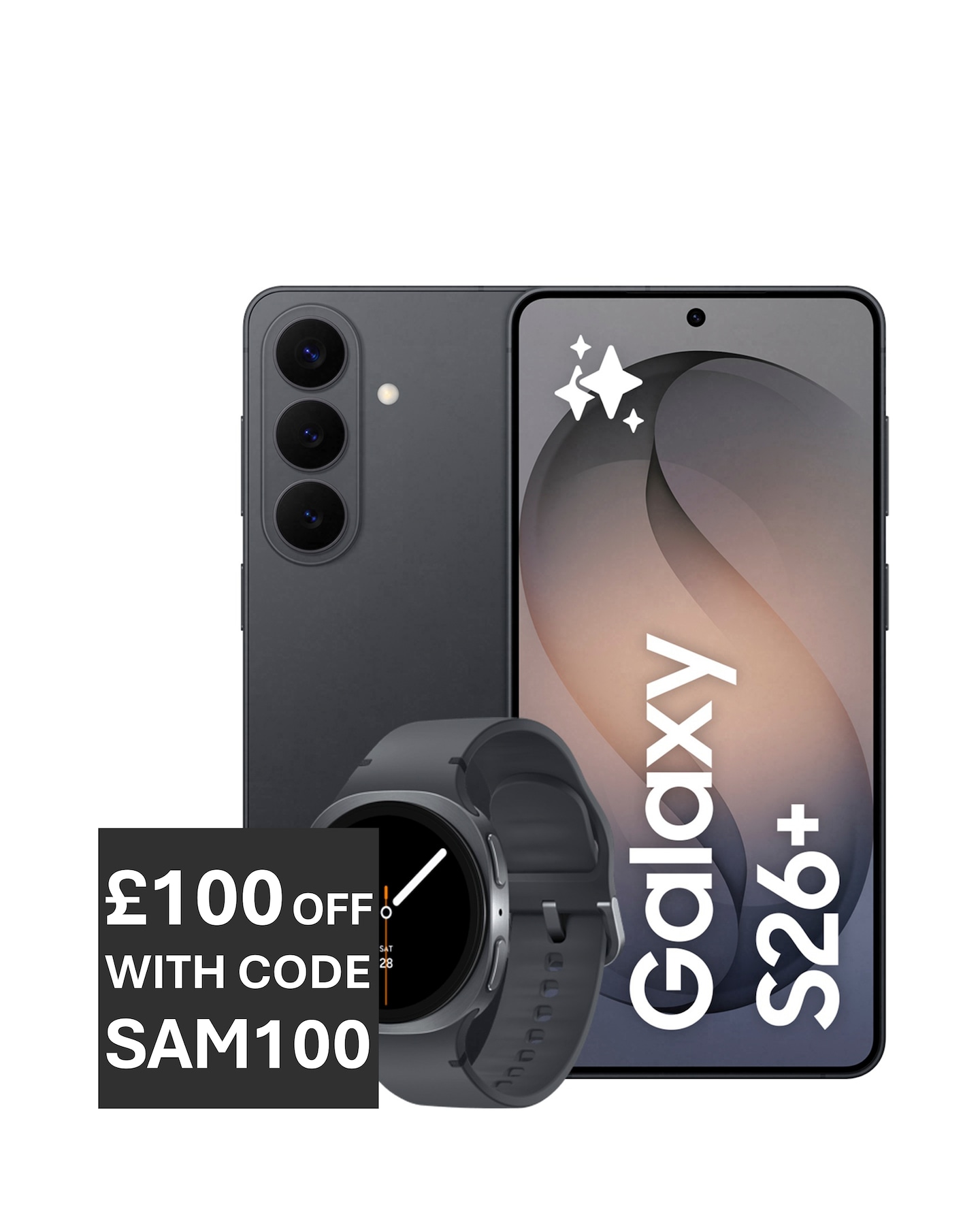 Samsung S26+ 512GB Black & Watch8