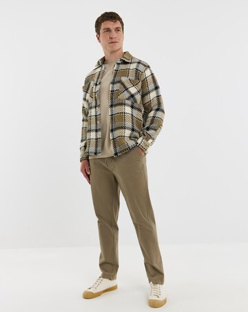 Heavy Textured Check Overshirt