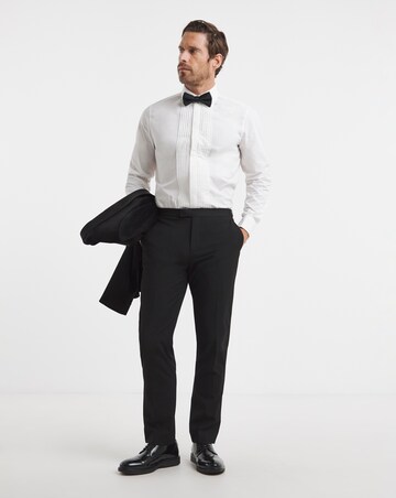Poplin Dinner Shirt Set With Bow Tie