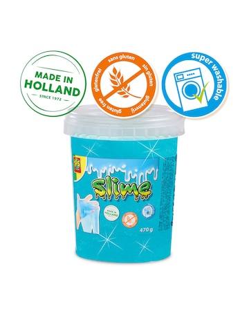 SES Slime Blue Glitter 470g Pot