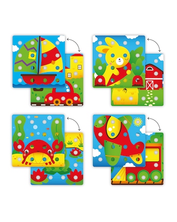 Quercetti Jumbo Peggy Game 20 Pcs