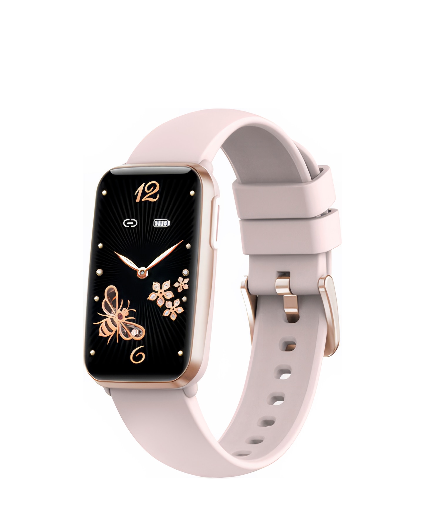 New In - Active+- Rose Gold & Pink Silicone