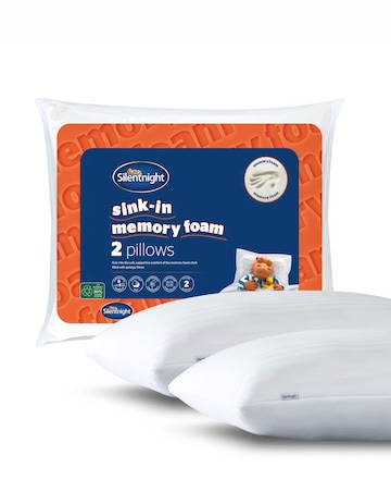 Silentnight Sink-In Memory Foam 2 Pack Pillow
