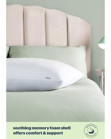 Silentnight Sink-In Anti-Allergy Memory Foam 2 Pack Pillow