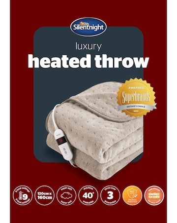 Silentnight Luxury Heated Throw