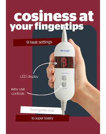 Silentnight Luxury Heated Throw