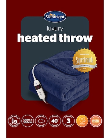 Silentnight Luxury Heated Throw