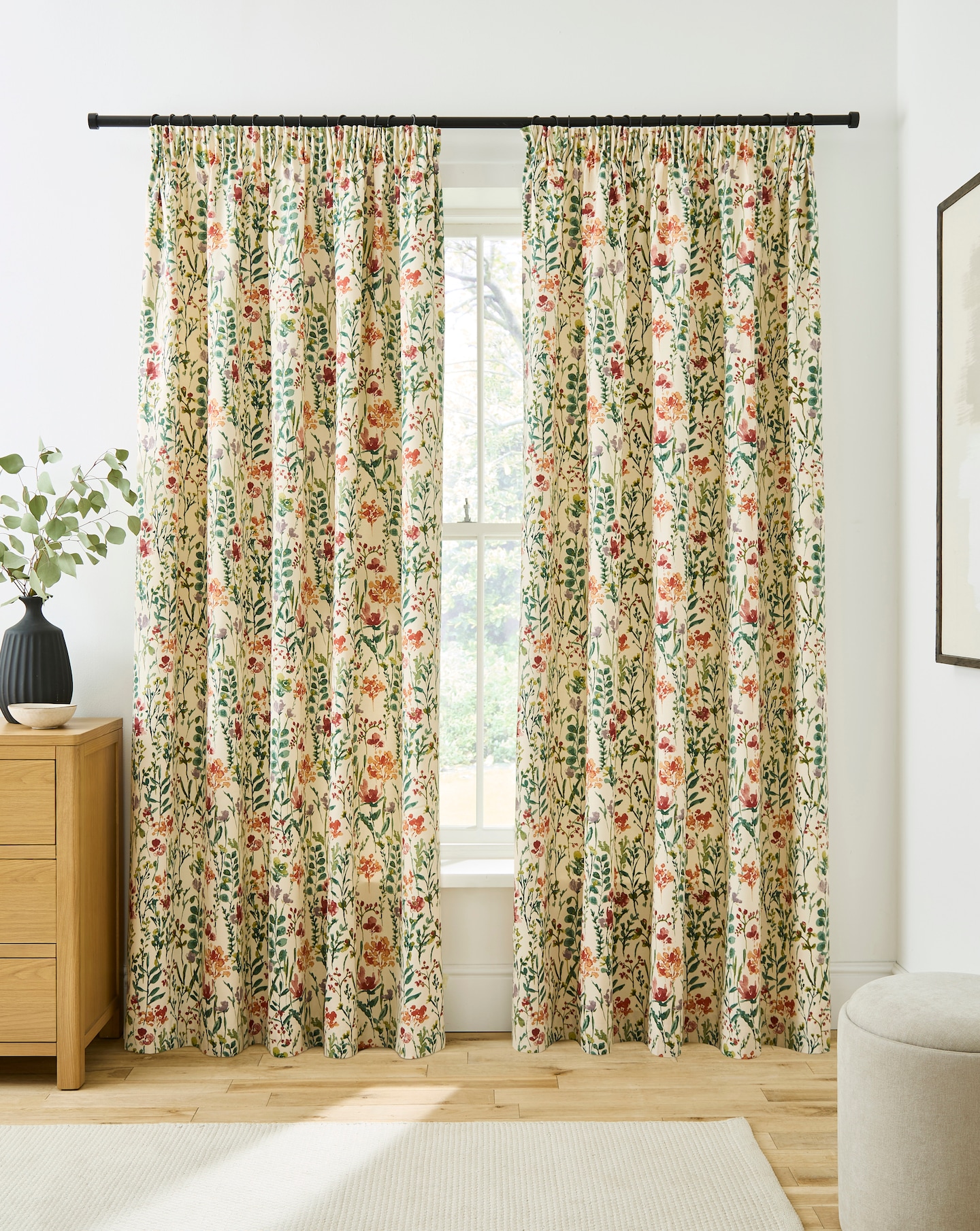 New In - Sundour Amaryllis Tape Top Curtains