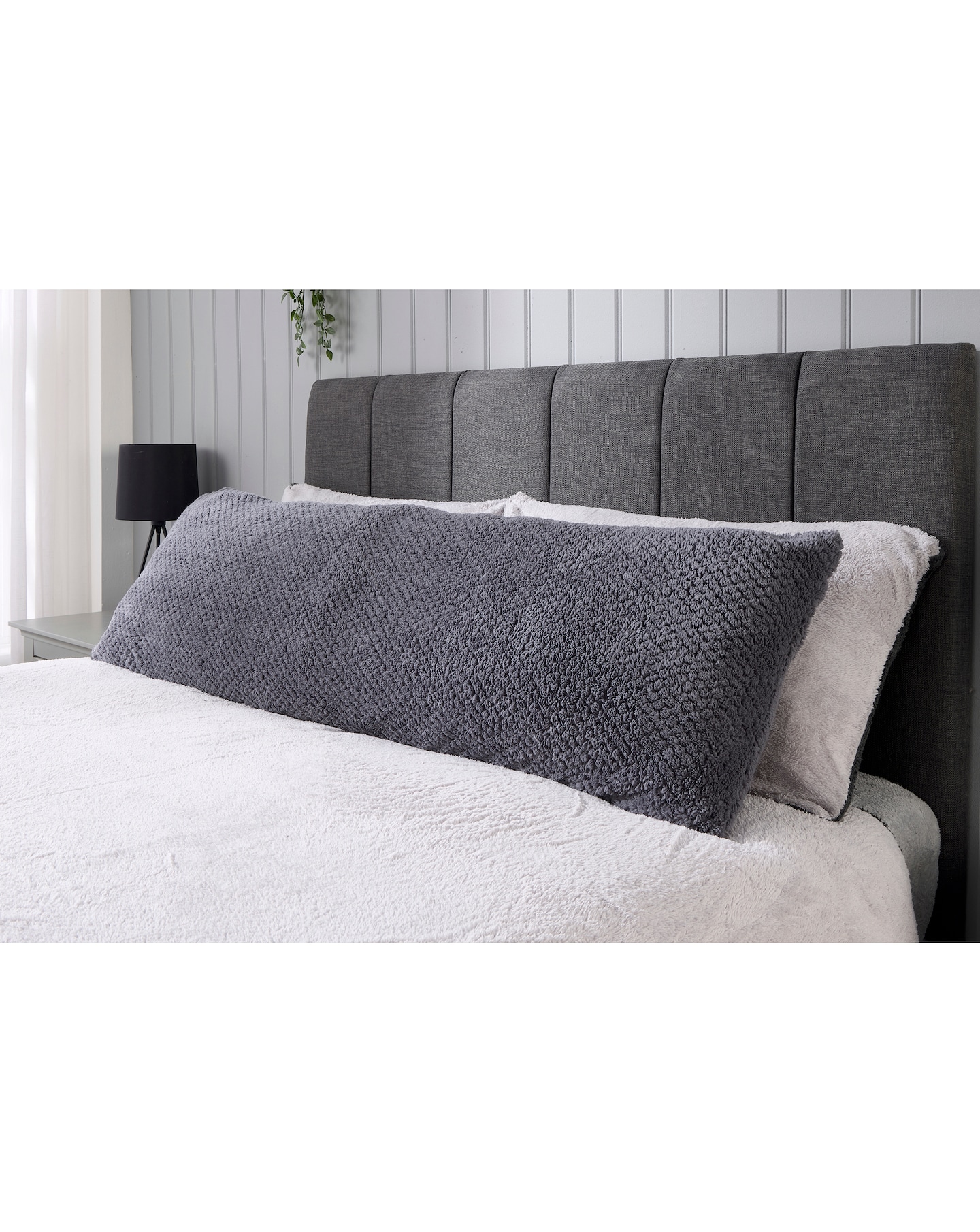 New In - Waffle Fleece Bolster Cushion