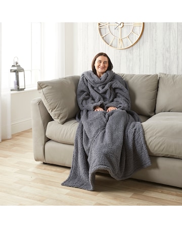 Huggleland Cosy Fleece Wearable Blanket