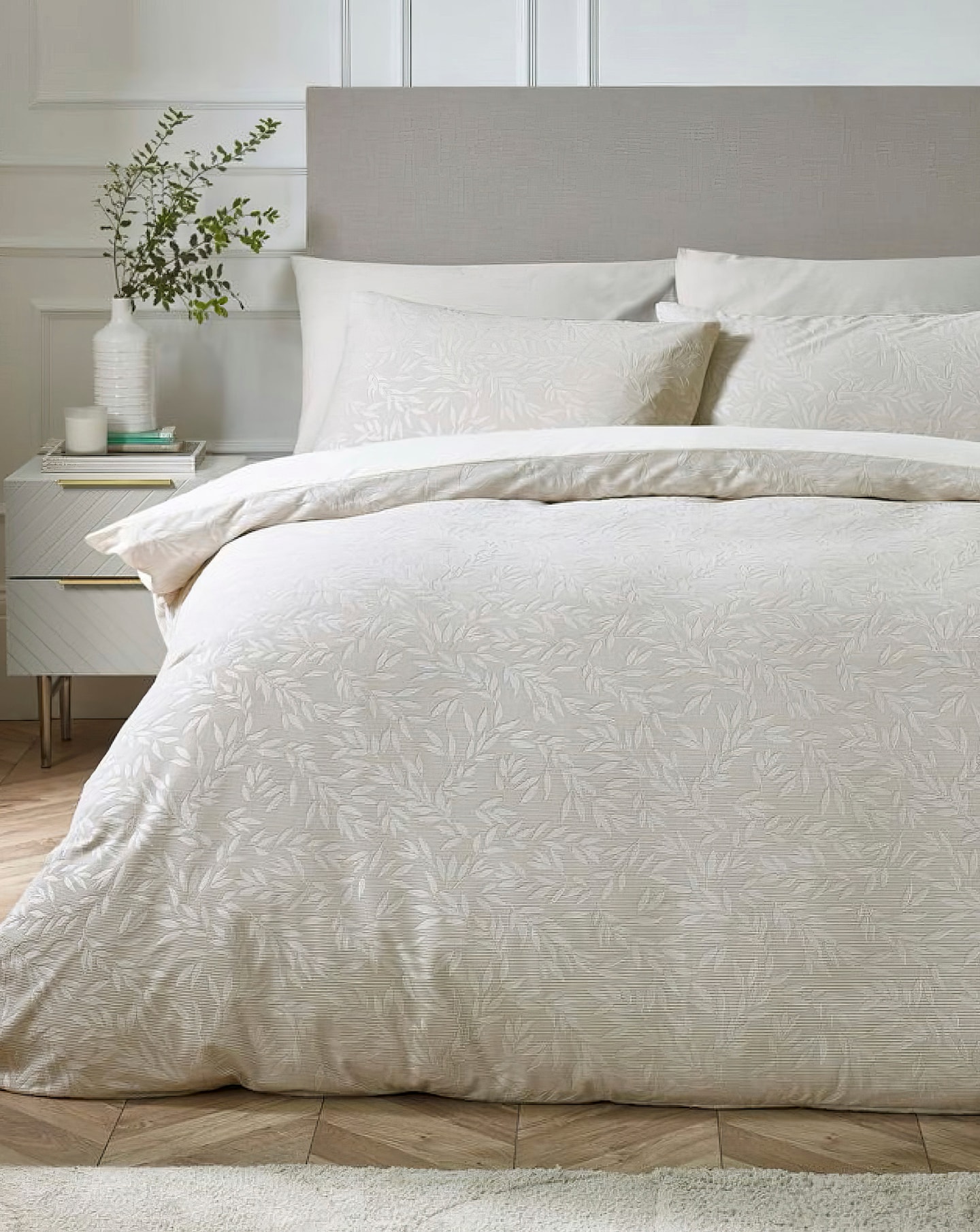 Catherine Lansfield Leaves Duvet Set