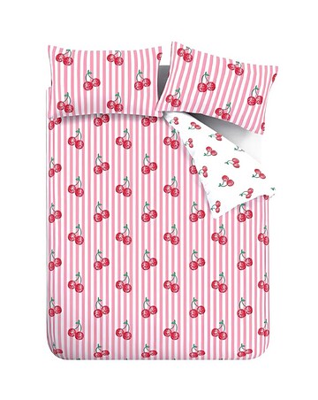 Catherine Lansfield Disco Cherries Duvet Set