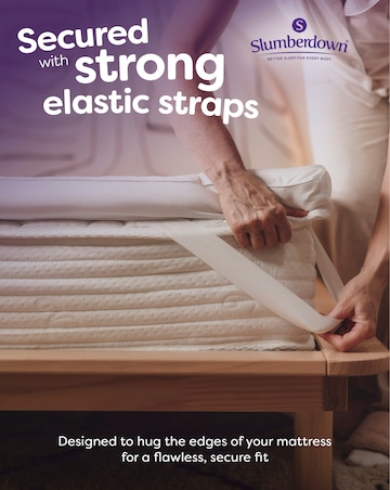 Slumberdown Sleep Soundly 5cm Mattress Topper + Waterproof Mattress Protector