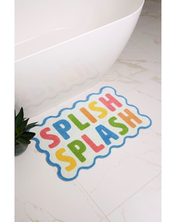 My Mat Splish Splash Printed Nylon Bathmat