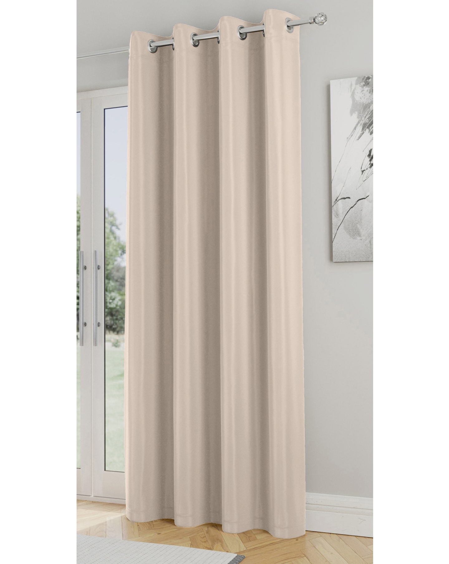 Supersoft Thermal Eyelet Door Curtain
